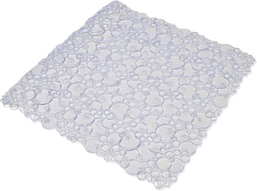Bubbles shower mat clear - bubbles,