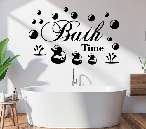 Bath time wall - time, bubble