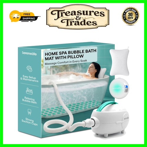 Serenelife bubble bath - bath, mat