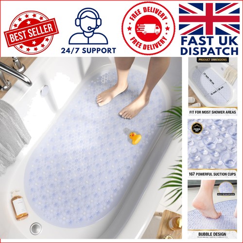 Clear shower mat 68x38cm - mat,