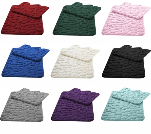 2pcs memory foam pebbles bath - 2pcs,