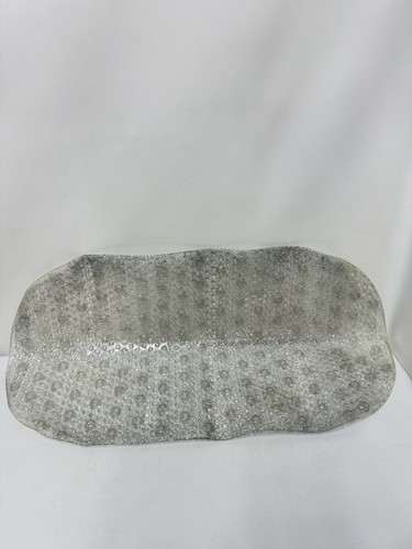 Pvc bath mat silver glitter - bath,