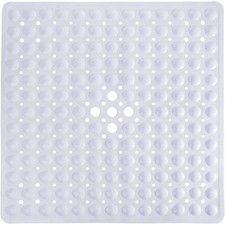 White 53cm Shower Tray Rubber