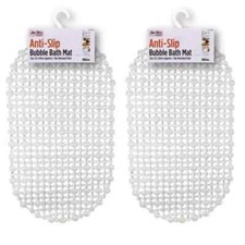 2x Non-Slip Bath Shower Mat -